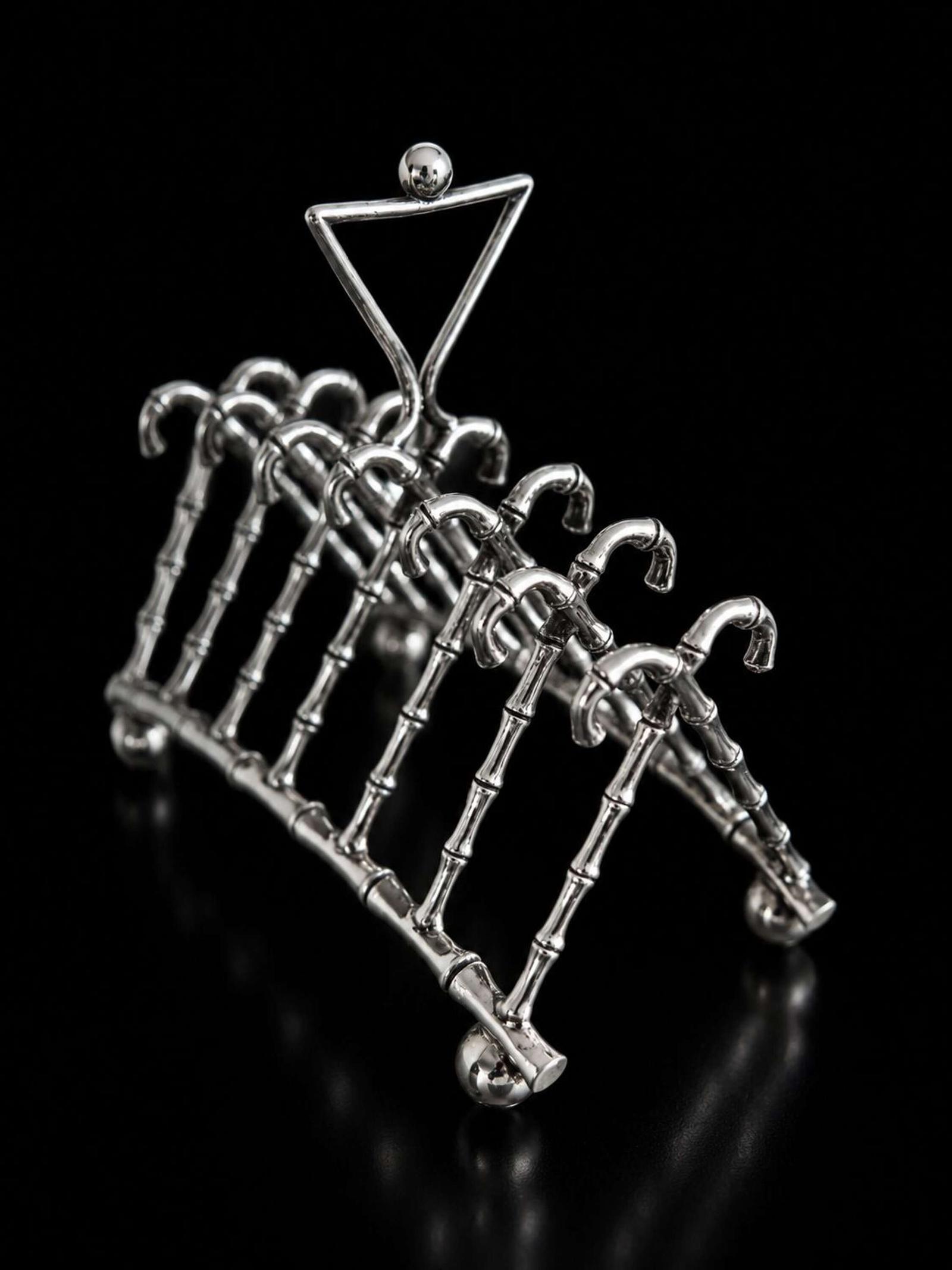 Victorian Silver Plate Bamboo Walking Stick Letter Holder (1 of 6) Victorian Silver Plate Bamboo Walking Stick Letter Holder (1 of 6)
