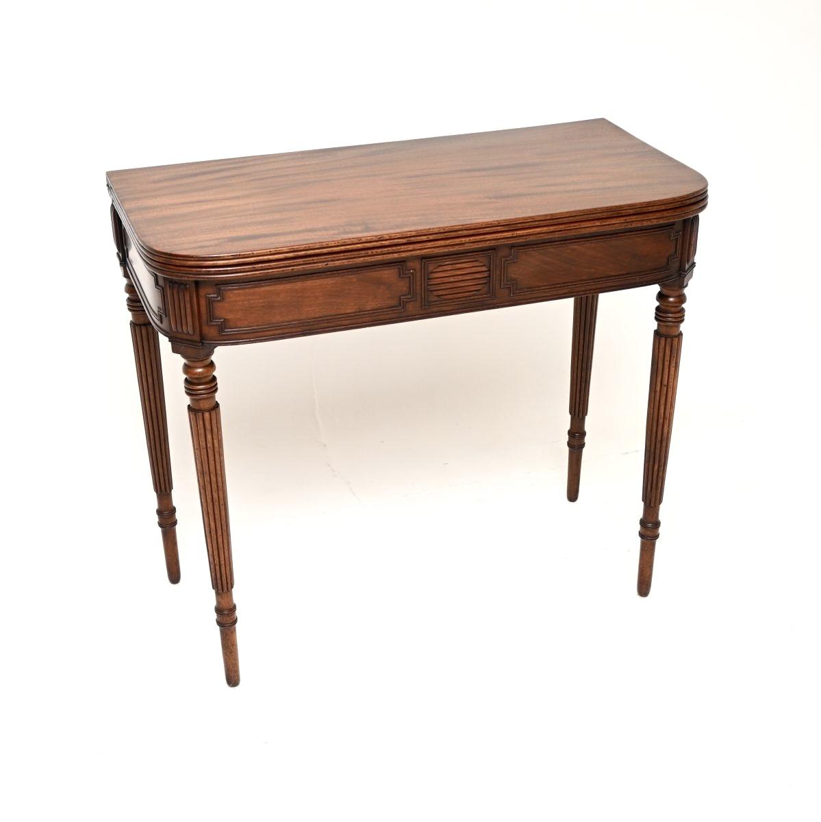 Antique Georgian Period Mahogany Card / Console Table (1 of 10) Antique Georgian Period Mahogany Card / Console Table (1 of 10)