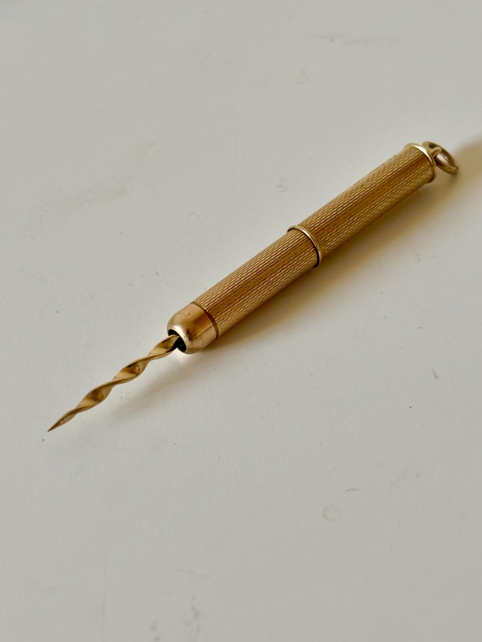 Vintage 9ct Gold Cigar Piercer Drill Cohen & Charles Bham 1979 *EX WORKING COND* (1 of 10) Vintage 9ct Gold Cigar Piercer Drill Cohen & Charles Bham 1979 *EX WORKING COND* (1 of 10)