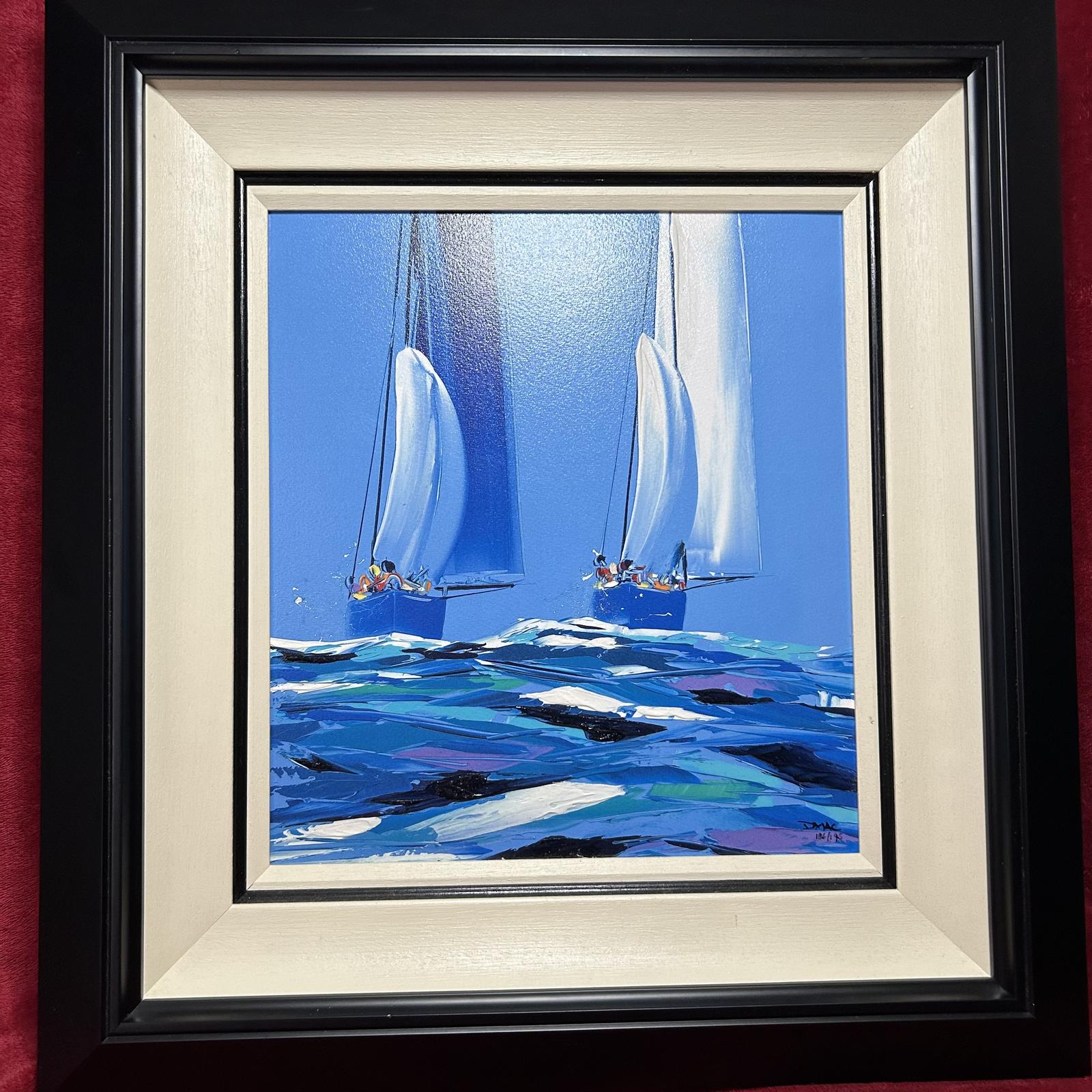 Duncan Macgregor (dmac) Hand Embellished Ltd Edition Print "Breaking Waves II" with Coa (1 of 9)