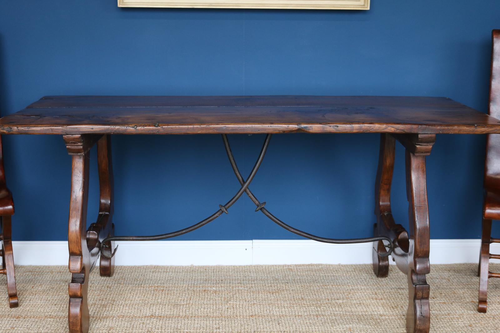 Spanish Elm Refectory Table (1 of 18) Spanish Elm Refectory Table (1 of 18)