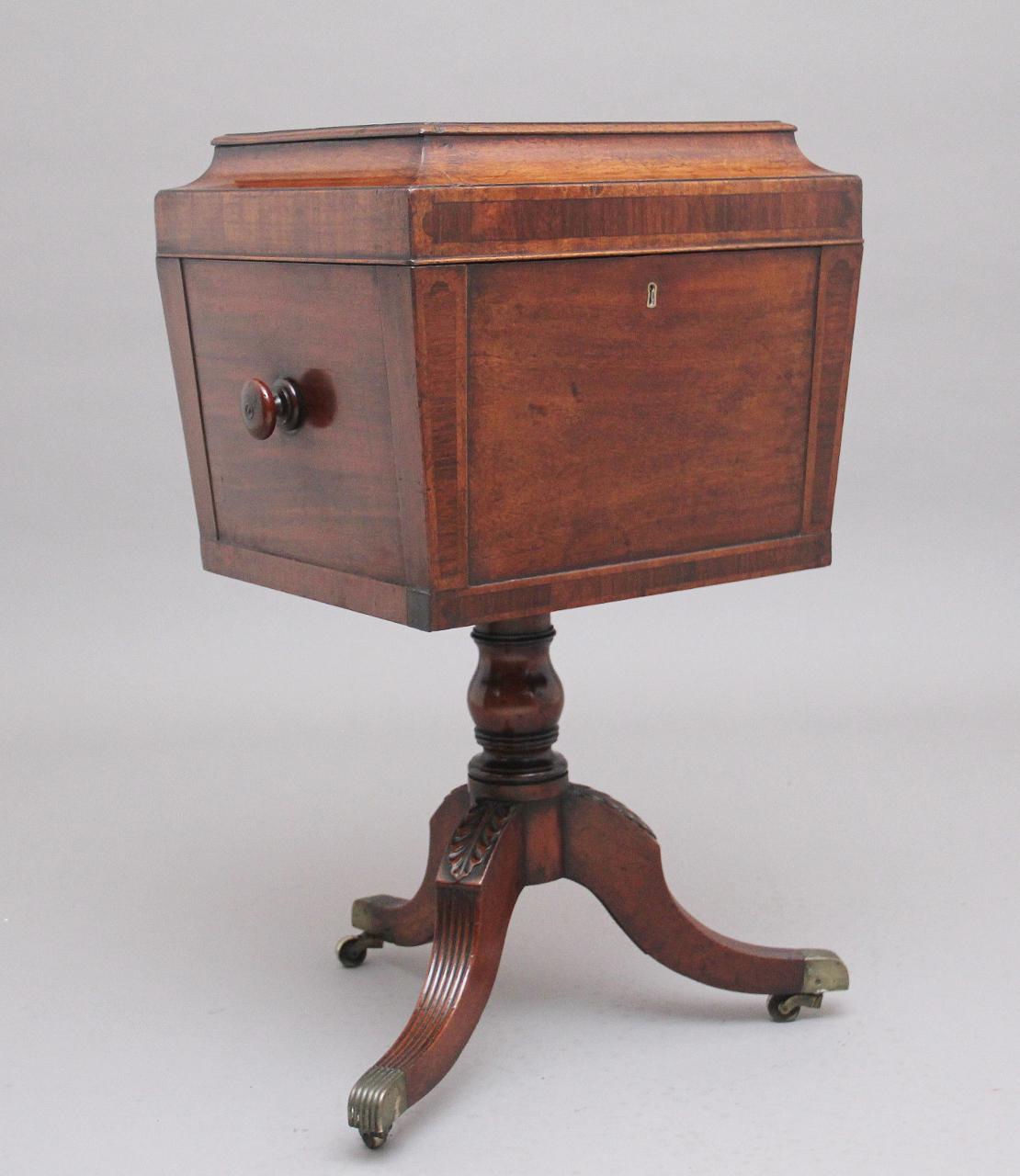 Early 19th Century Mahogany Teapoy (1 of 11)