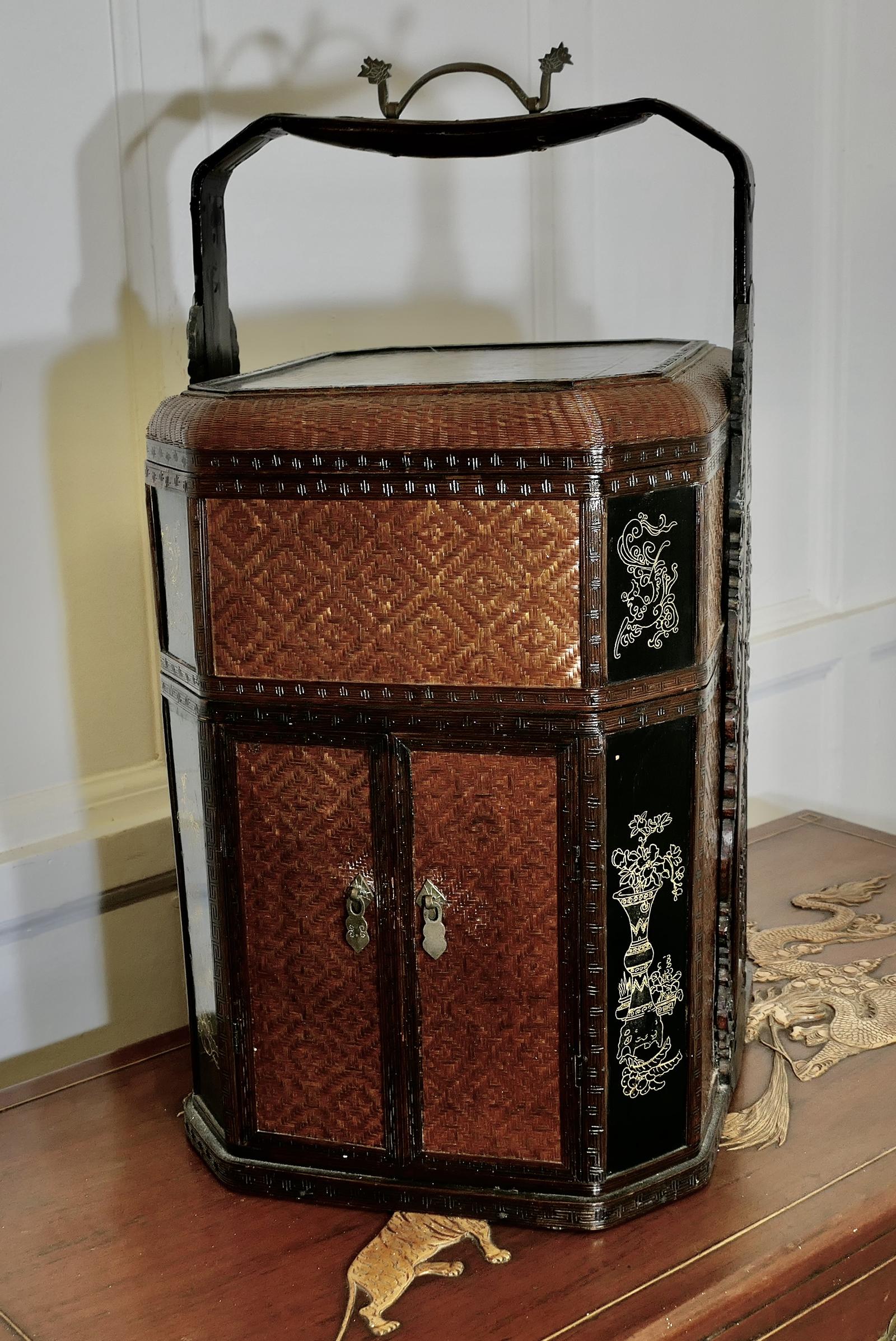 Large Bamboo Chinese Wedding Basket (1 of 7)