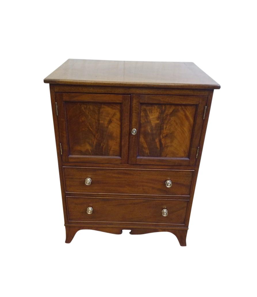 Georgian Mahogany Converted Chest Commode (1 of 5)