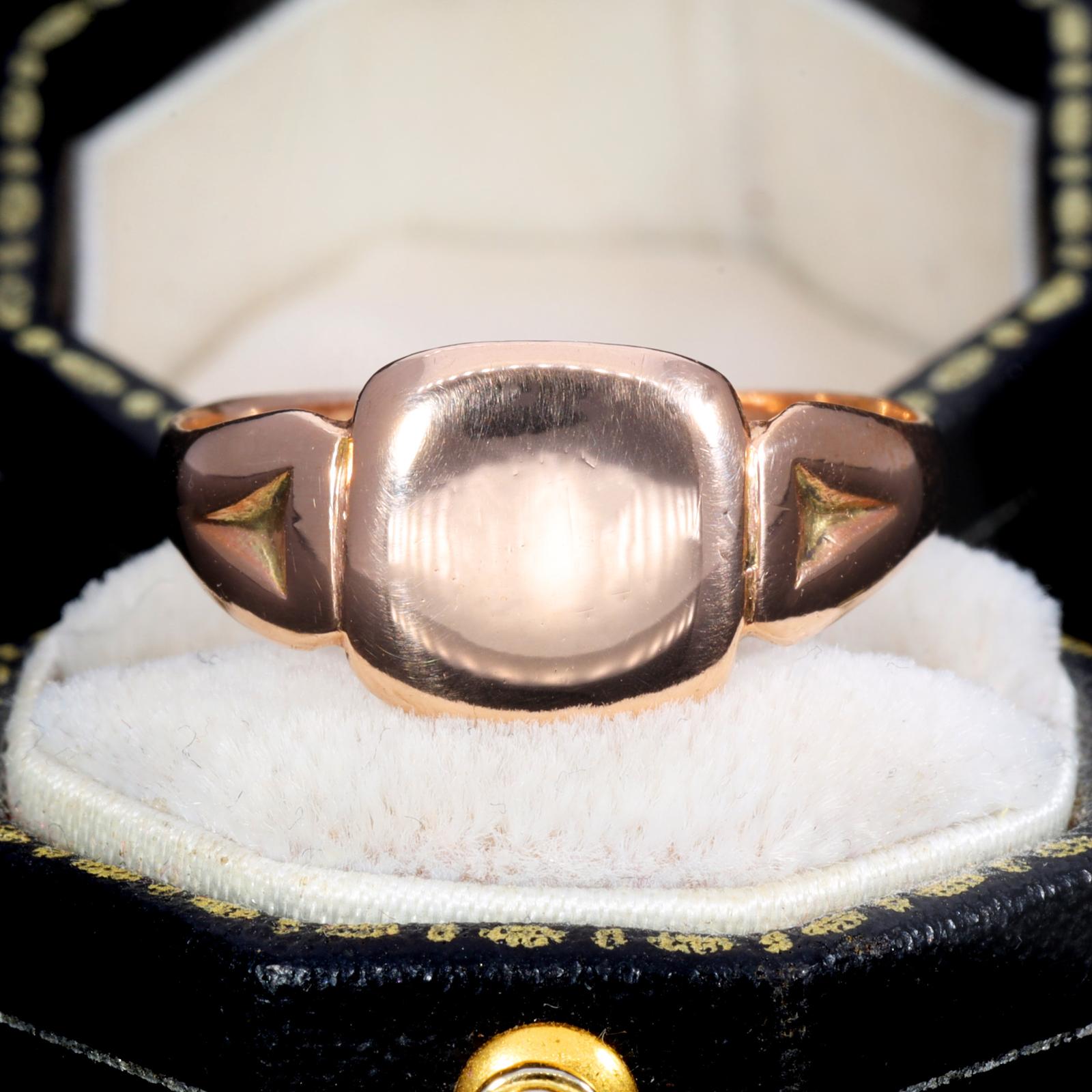 The Antique 1919 Rosy Signet Ring (1 of 6) The Antique 1919 Rosy Signet Ring (1 of 6)