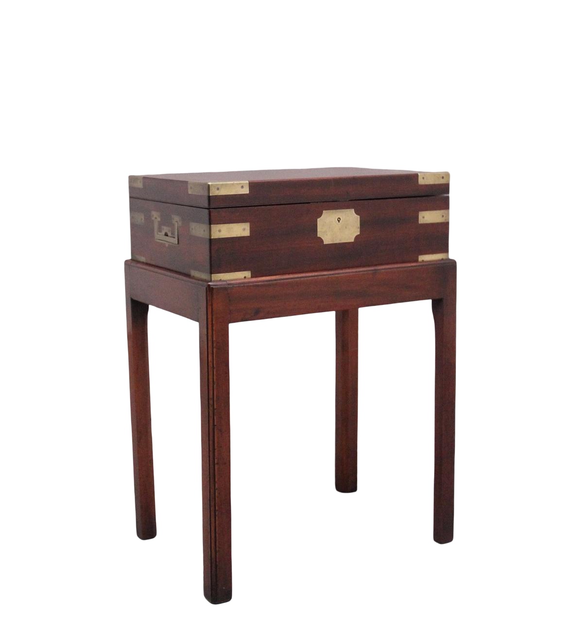 19th Century Antique Mahogany Box on Later Stand (1 of 14) 19th Century Antique Mahogany Box on Later Stand (1 of 14)