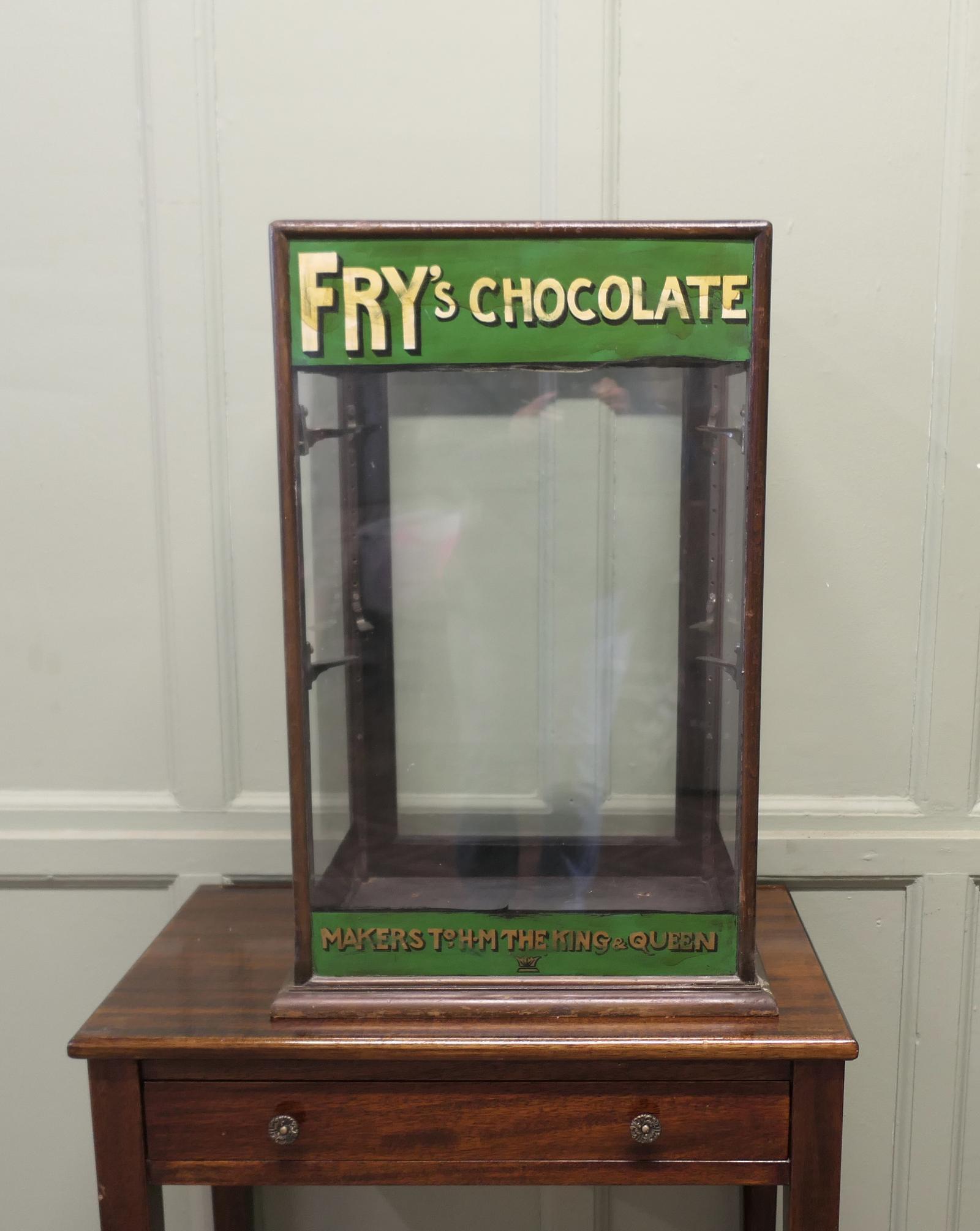Edwardian Fry’s Counter Top Shop Display Cabinet  No2 (1 of 5)