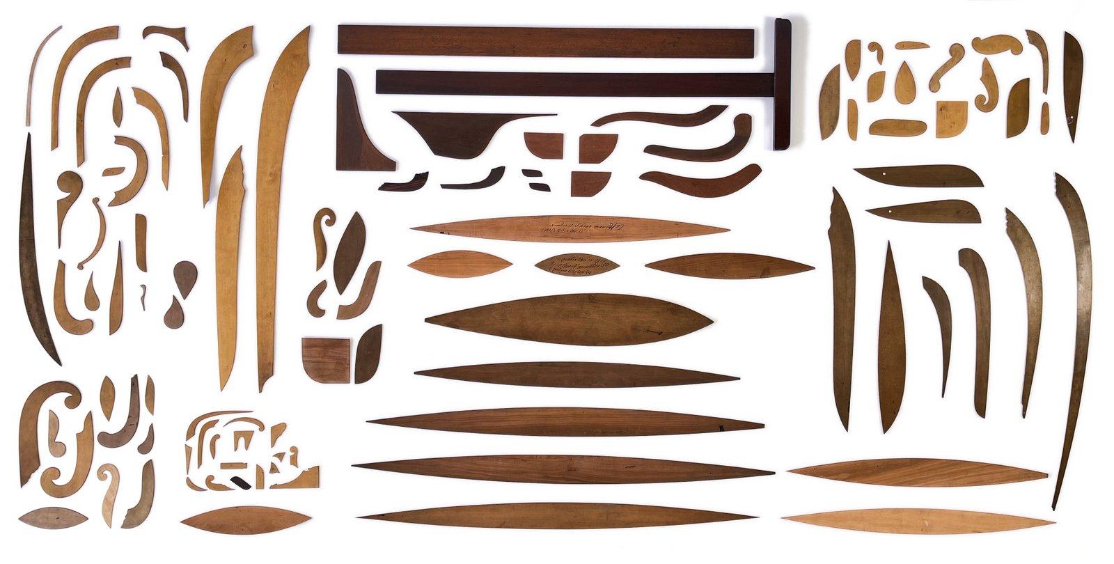 Wilson Chilton’s Mahogany Naval Architects / Naval Draughtsman Box of Curves & Templates - Probably by Gillows (1 of 1)