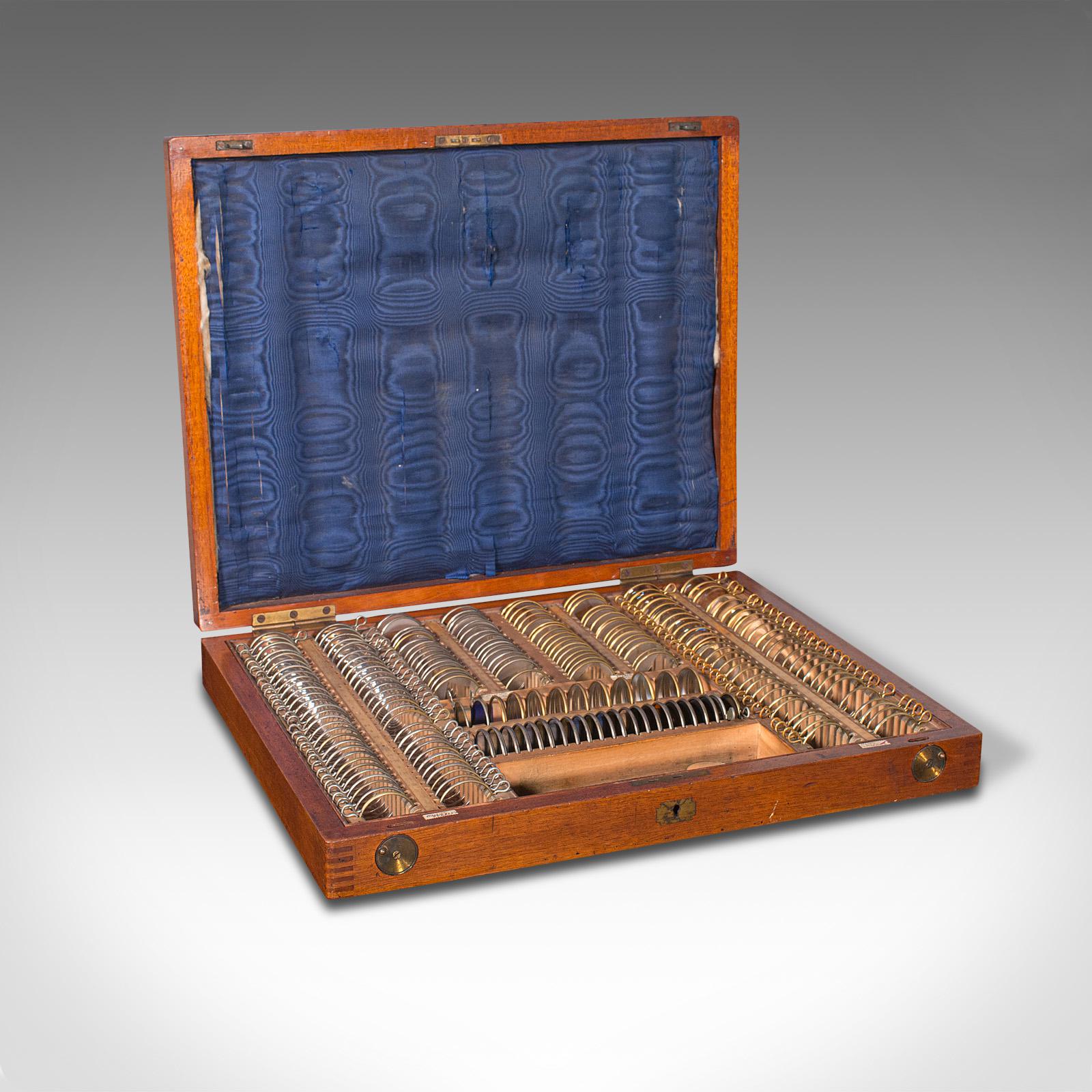 Antique Cased Optometrist's Set, English, Optical Instrument, Boxed, Victorian (1 of 9)