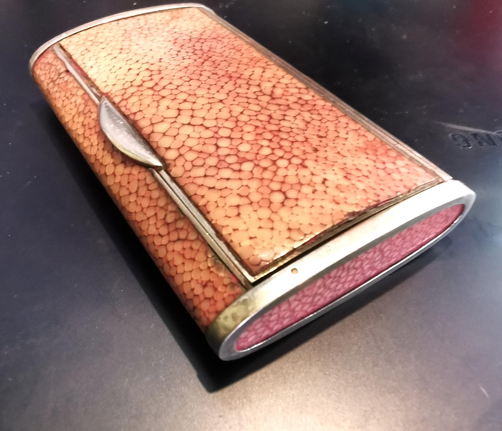 Silver & Shagreen Snuff Box (1 of 6)