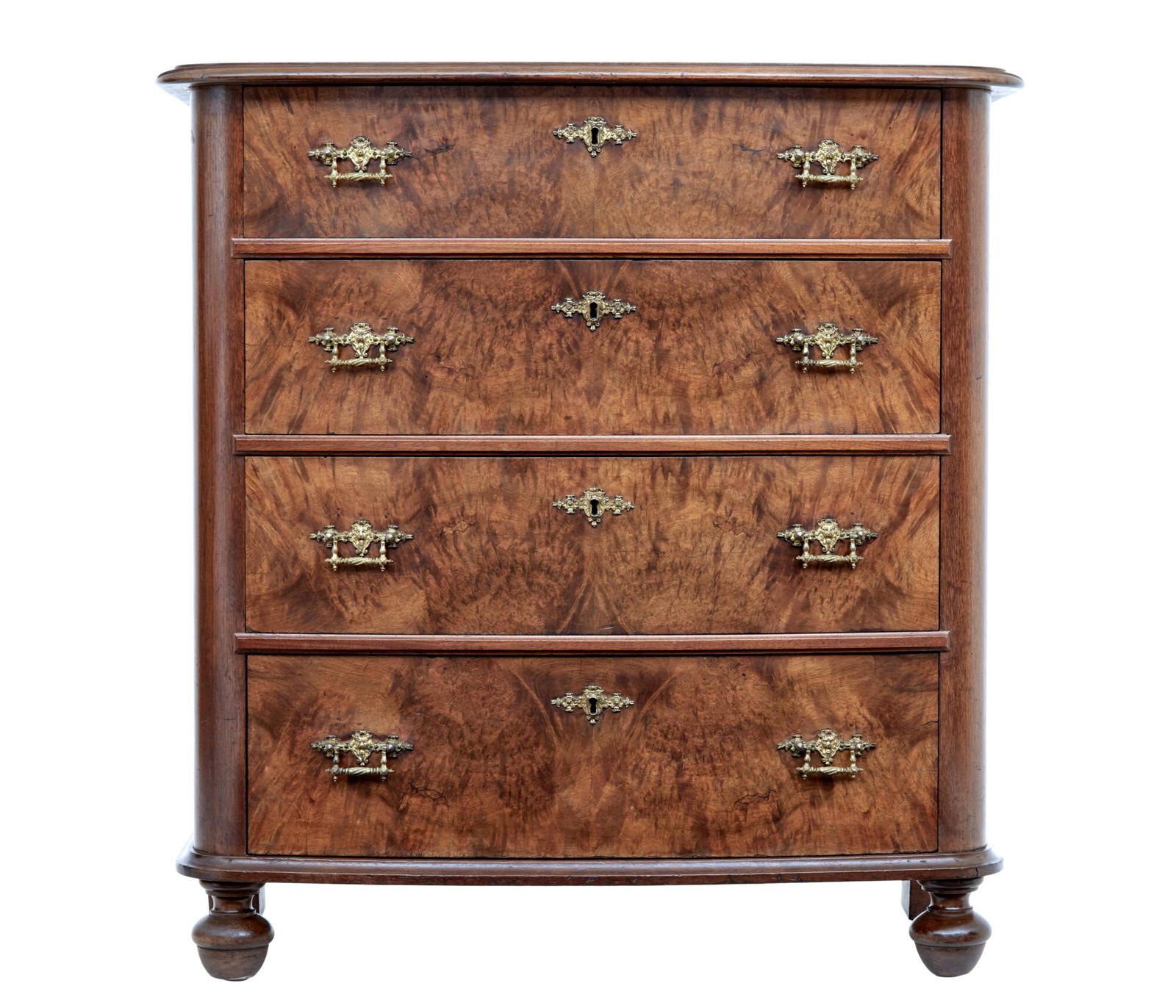 19th Century Burr Walnut Chest of Drawers (1 of 8) 19th Century Burr Walnut Chest of Drawers (1 of 8)
