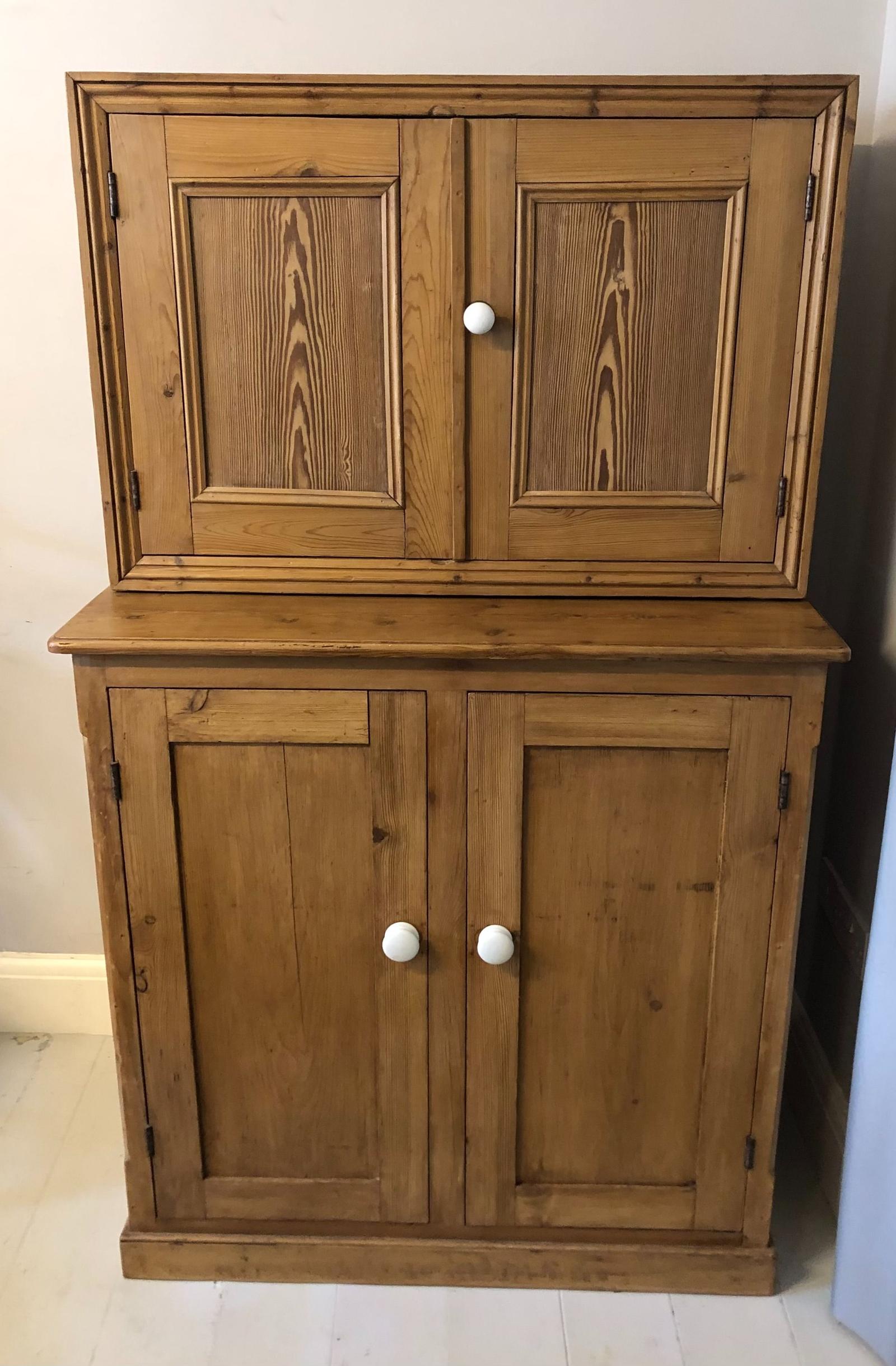 Large Pine Storage Cupboard (1 of 5) Large Pine Storage Cupboard (1 of 5)