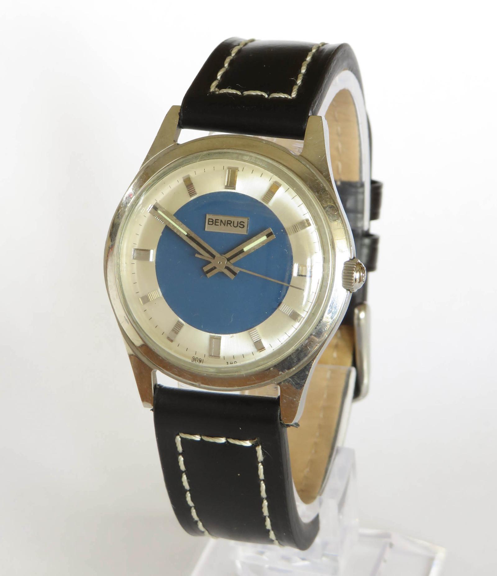 Watch : Gents 1970s Benrus Wrist Watch (1 of 5) Watch : Gents 1970s Benrus Wrist Watch (1 of 5)