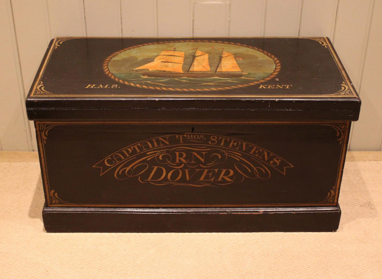 Nautical Wooden Trunk (1 of 12) Nautical Wooden Trunk (1 of 12)