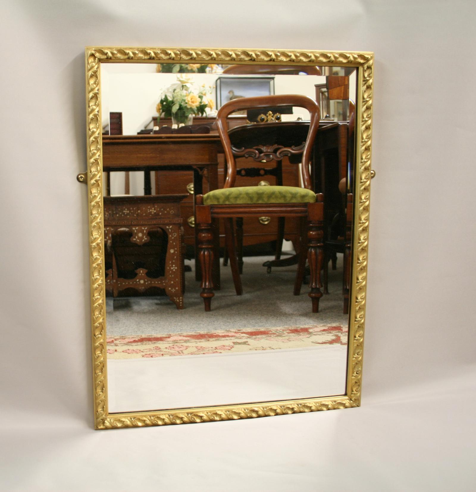 Rectangular Gilt Mirror (1 of 4)