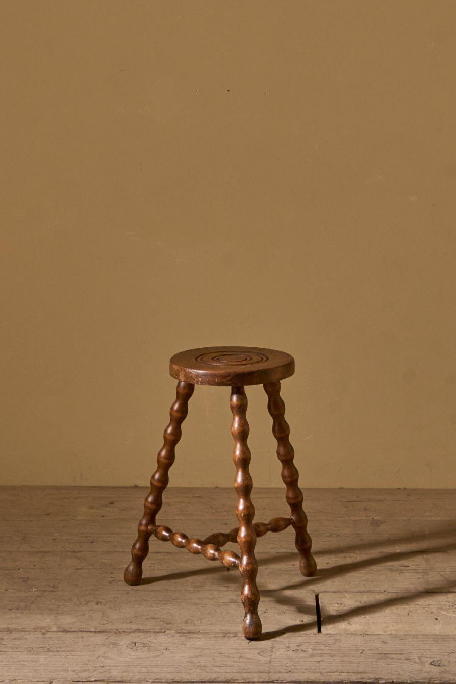 Mid Century Bobbin Legged Stool (1 of 5) Mid Century Bobbin Legged Stool (1 of 5)