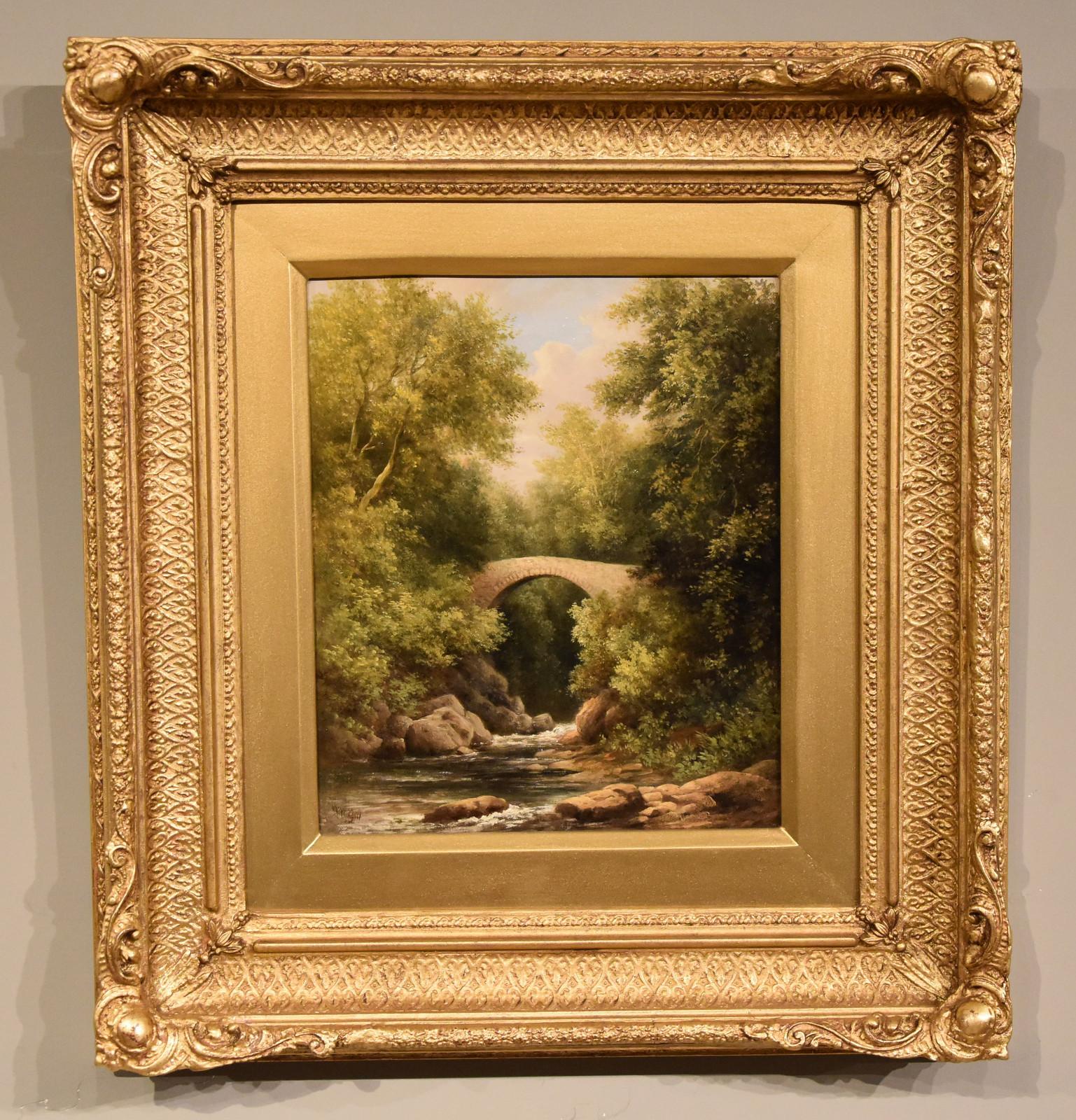 Oil Painting by William Ward Gill “A North Wales Bridge” (1 of 5) Oil Painting by William Ward Gill “A North Wales Bridge” (1 of 5)