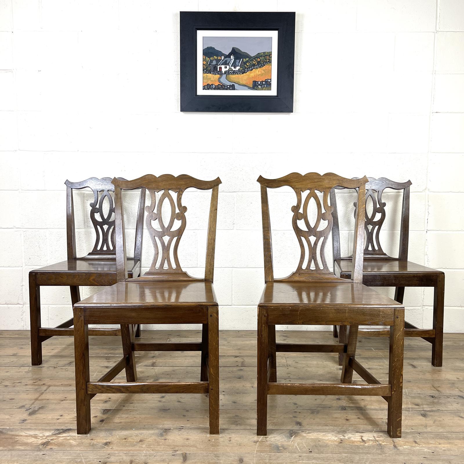 Set of Four Country Oak Dining Chairs (1 of 10) Set of Four Country Oak Dining Chairs (1 of 10)