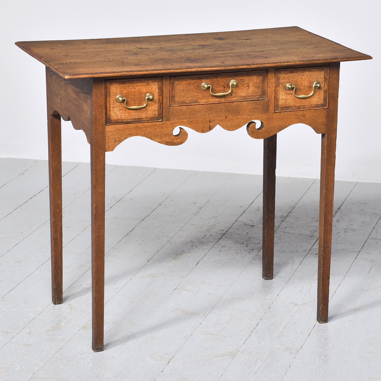 George III Oak Lowboy (1 of 8)