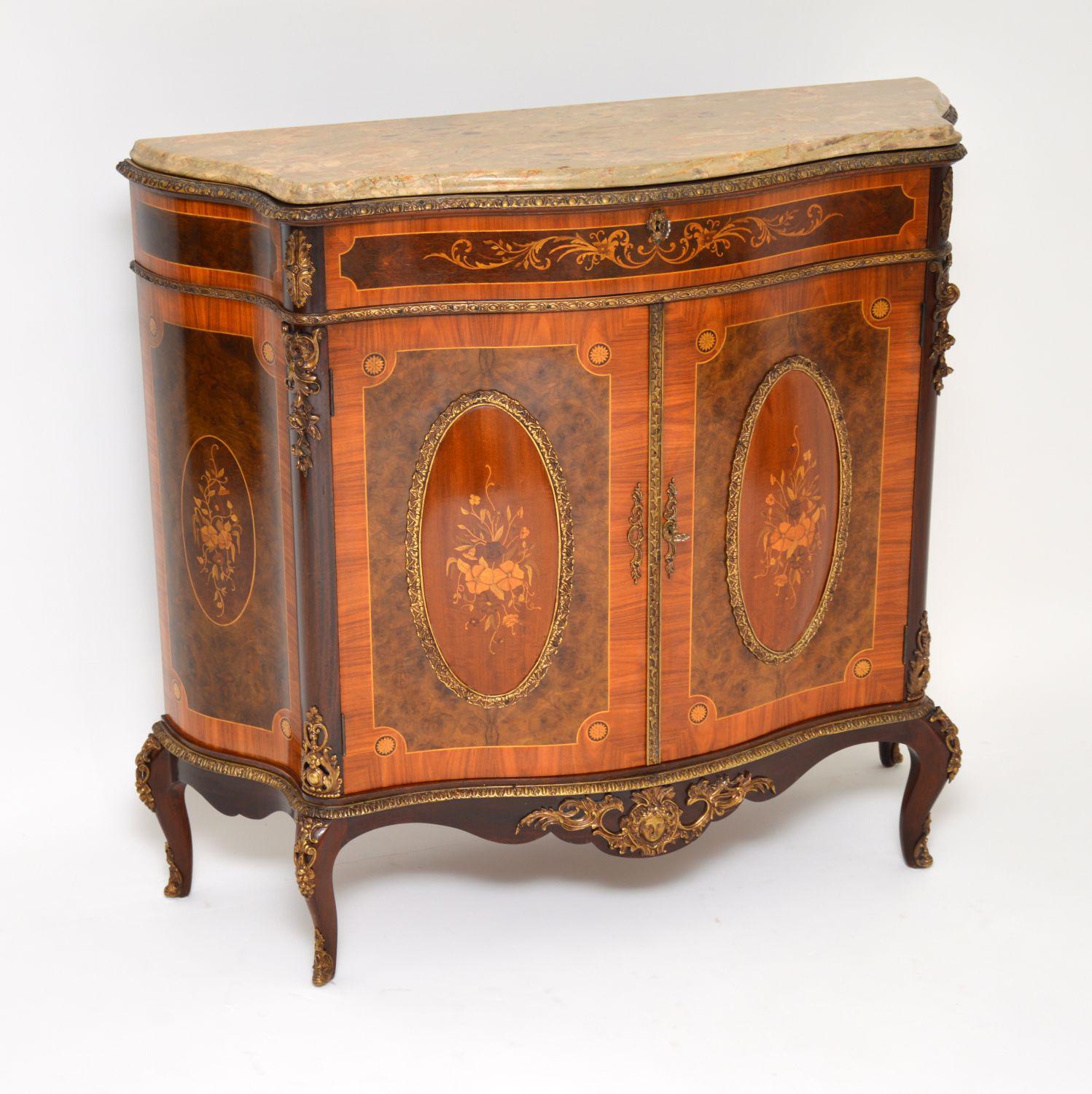 Antique French Marble Top Ormolu Mounted Cabinet (1 of 12) Antique French Marble Top Ormolu Mounted Cabinet (1 of 12)