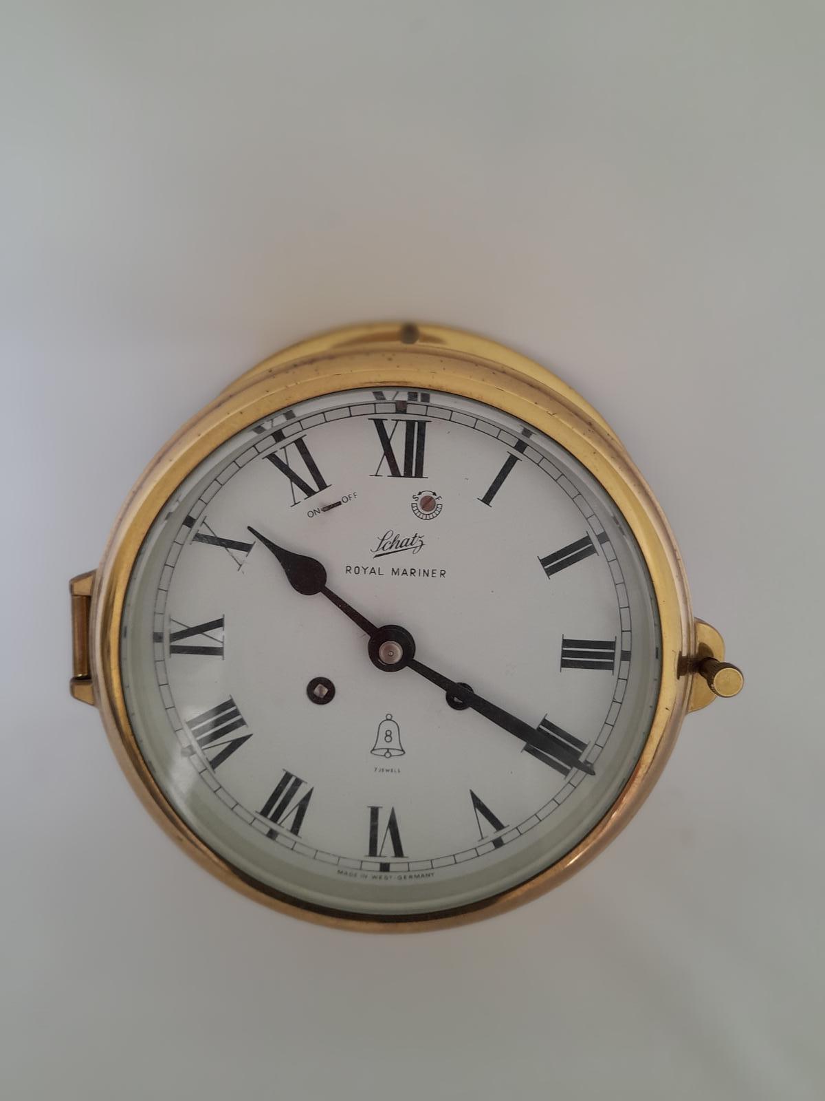 8 Bells Mariner Ships Clock by Schatz (1 of 5)