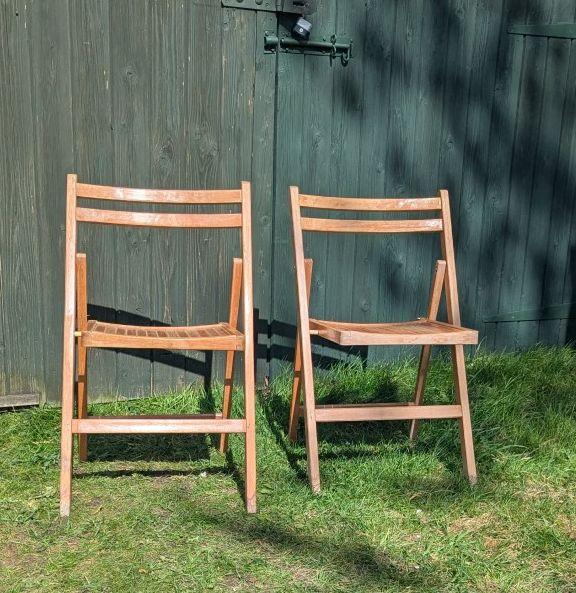 Mid Century MOD Folding Beech Garden Chairs (1 of 8) Mid Century MOD Folding Beech Garden Chairs (1 of 8)