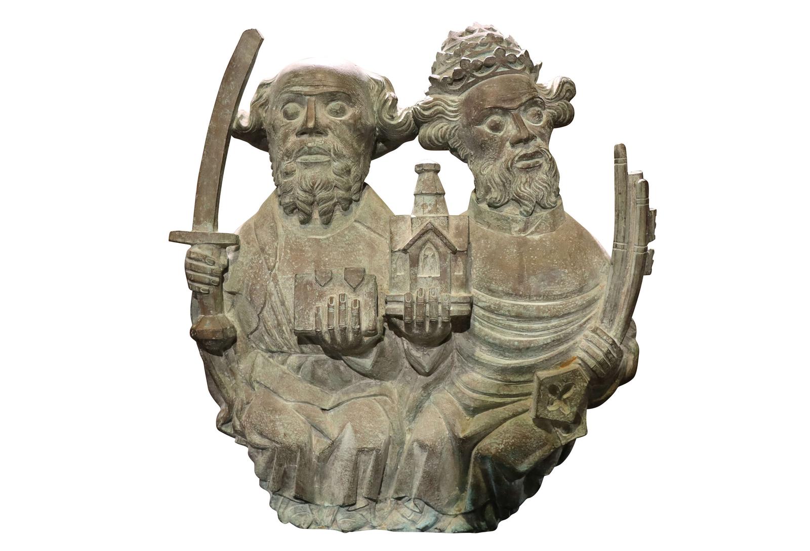 James Butler RA (1931-2022) - Large Bronze of St Peter & St Paul, York Minster Edition (1 of 5) James Butler RA (1931-2022) - Large Bronze of St Peter & St Paul, York Minster Edition (1 of 5)