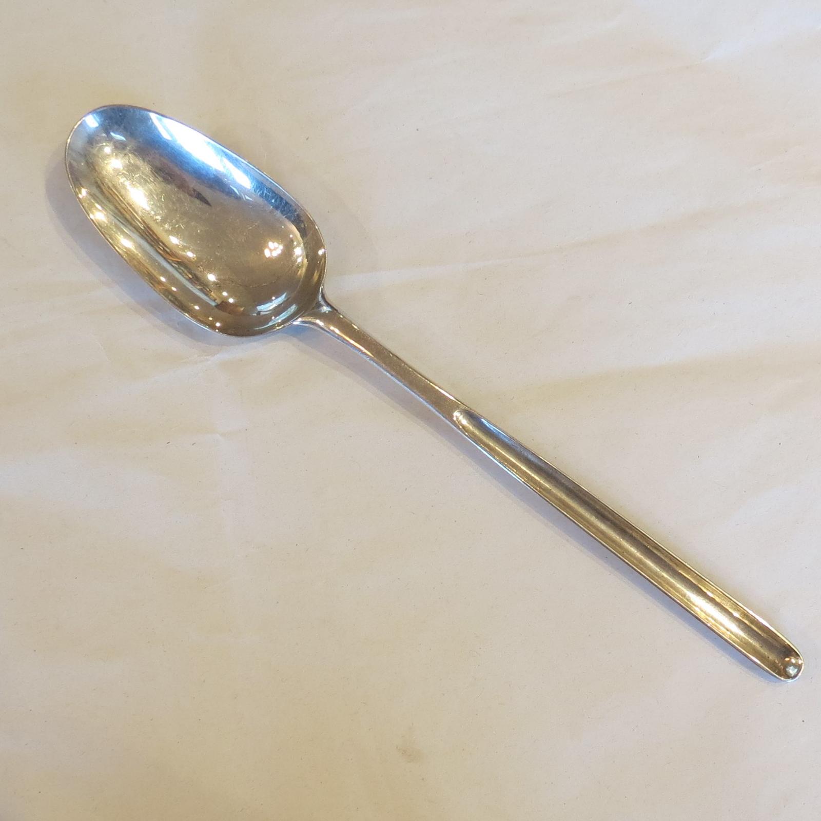 George II Silver Marrow Scoop - 1747 (1 of 7)