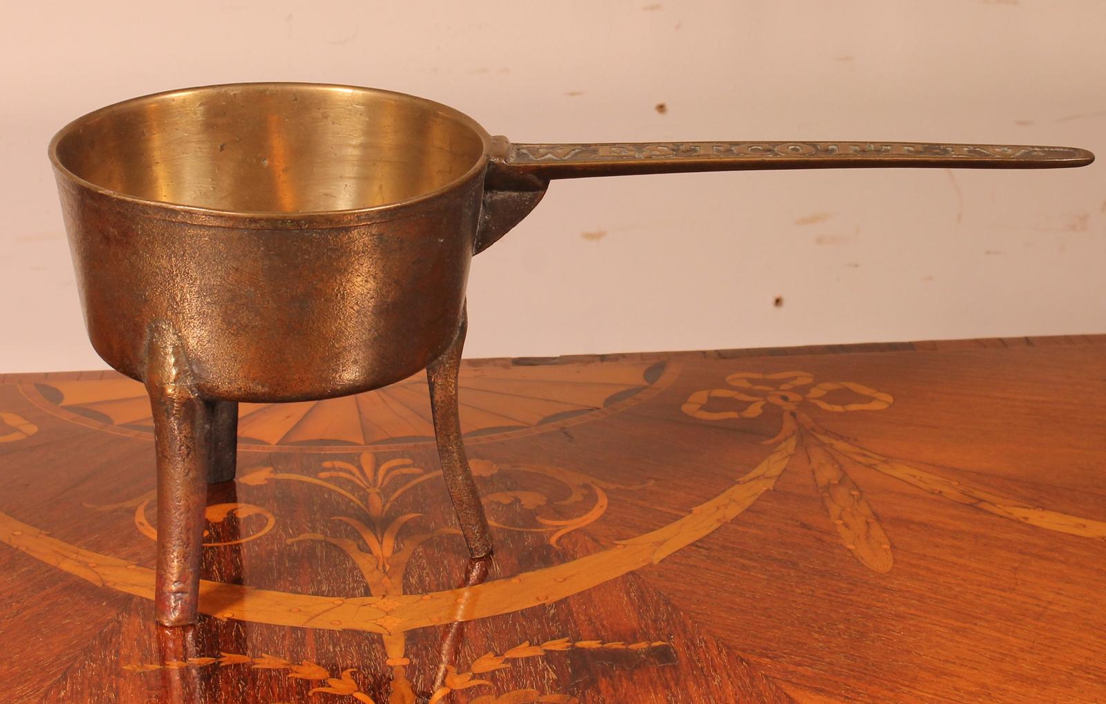 18th Century Tripod Apothecary Skillet From The Westcott Family (1 of 7)