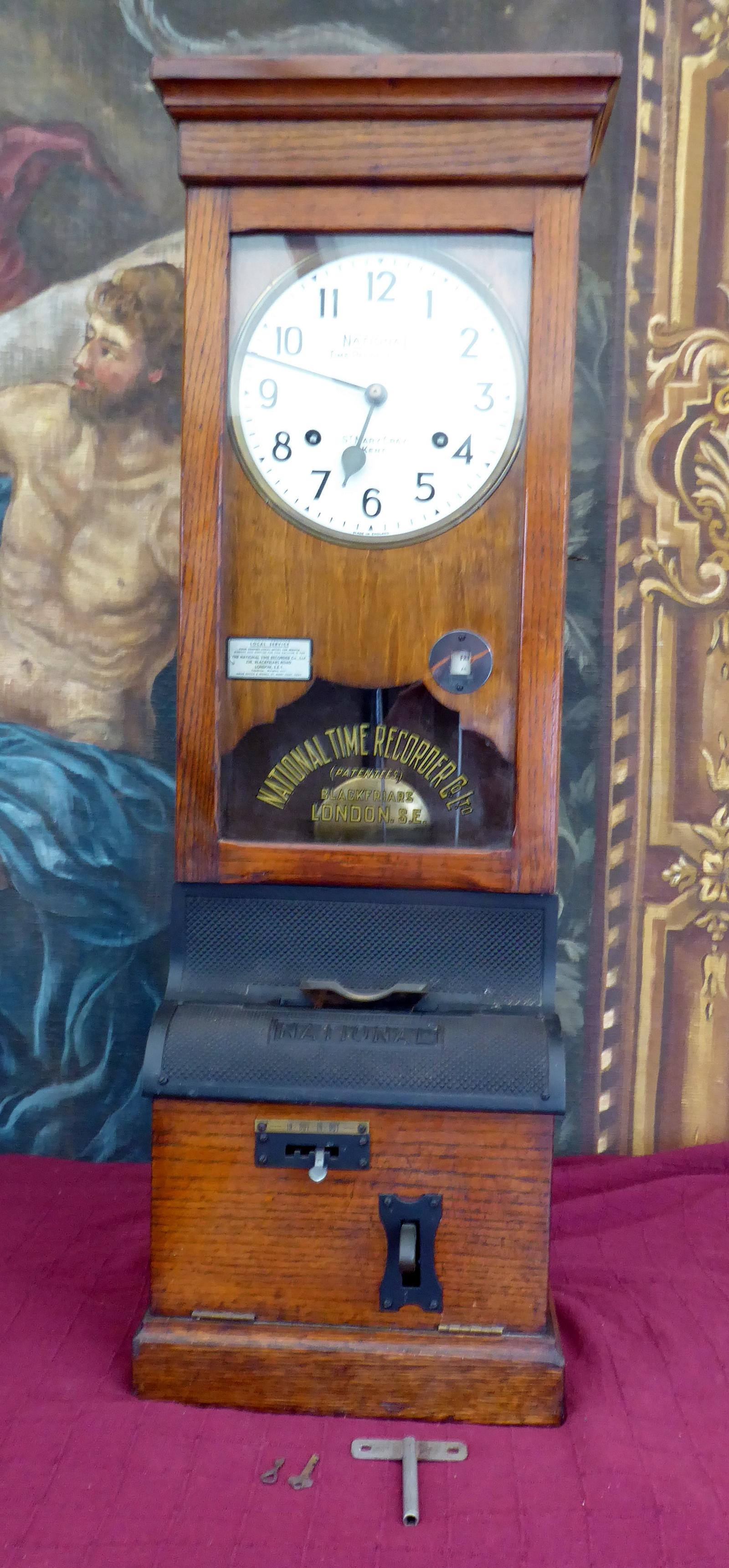 National Time Clock St Mary Cray Kent GWO 1900 (1 of 21)