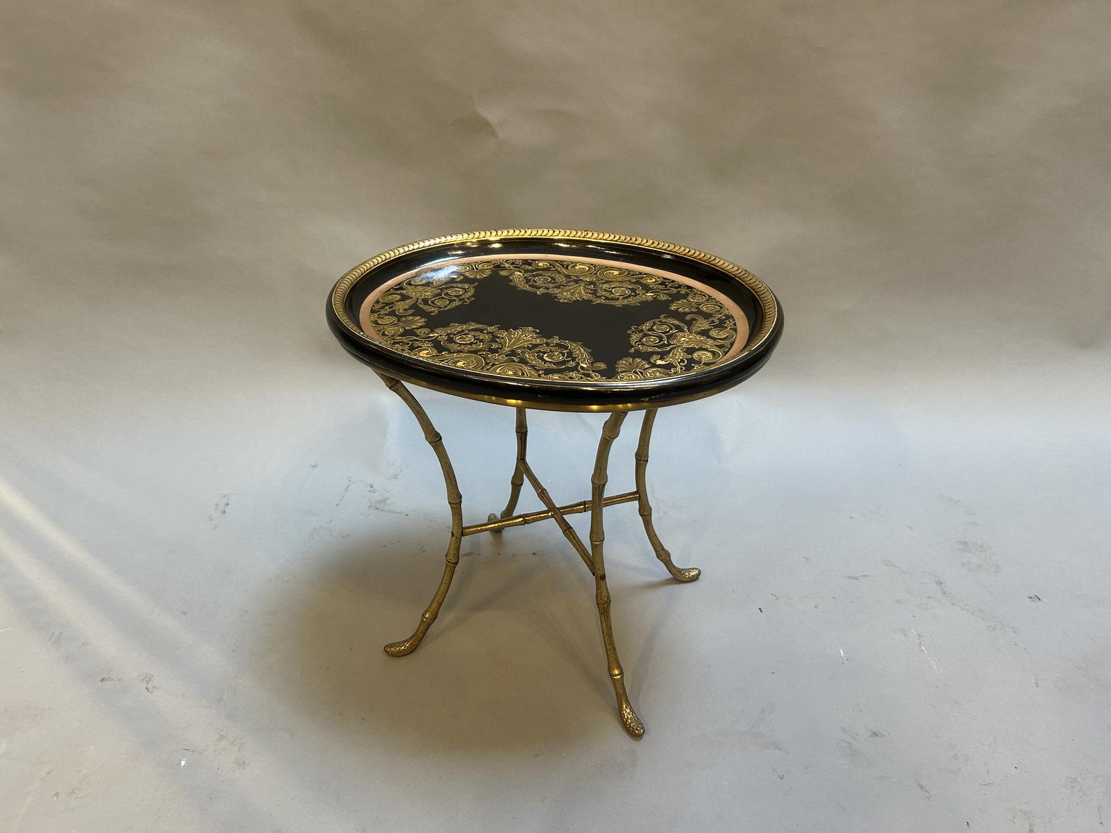 Regency Style Papier Mache Occasional Table (1 of 5) Regency Style Papier Mache Occasional Table (1 of 5)