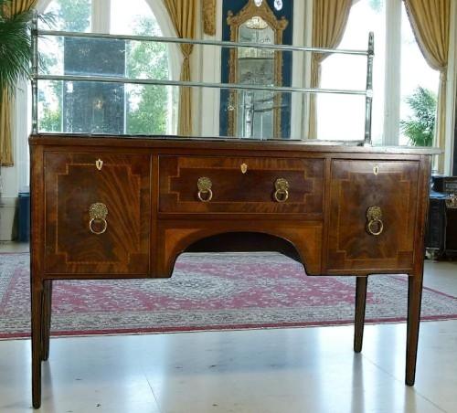 Victorian, Sheraton Revival Mahogany Sideboard (1 of 6)