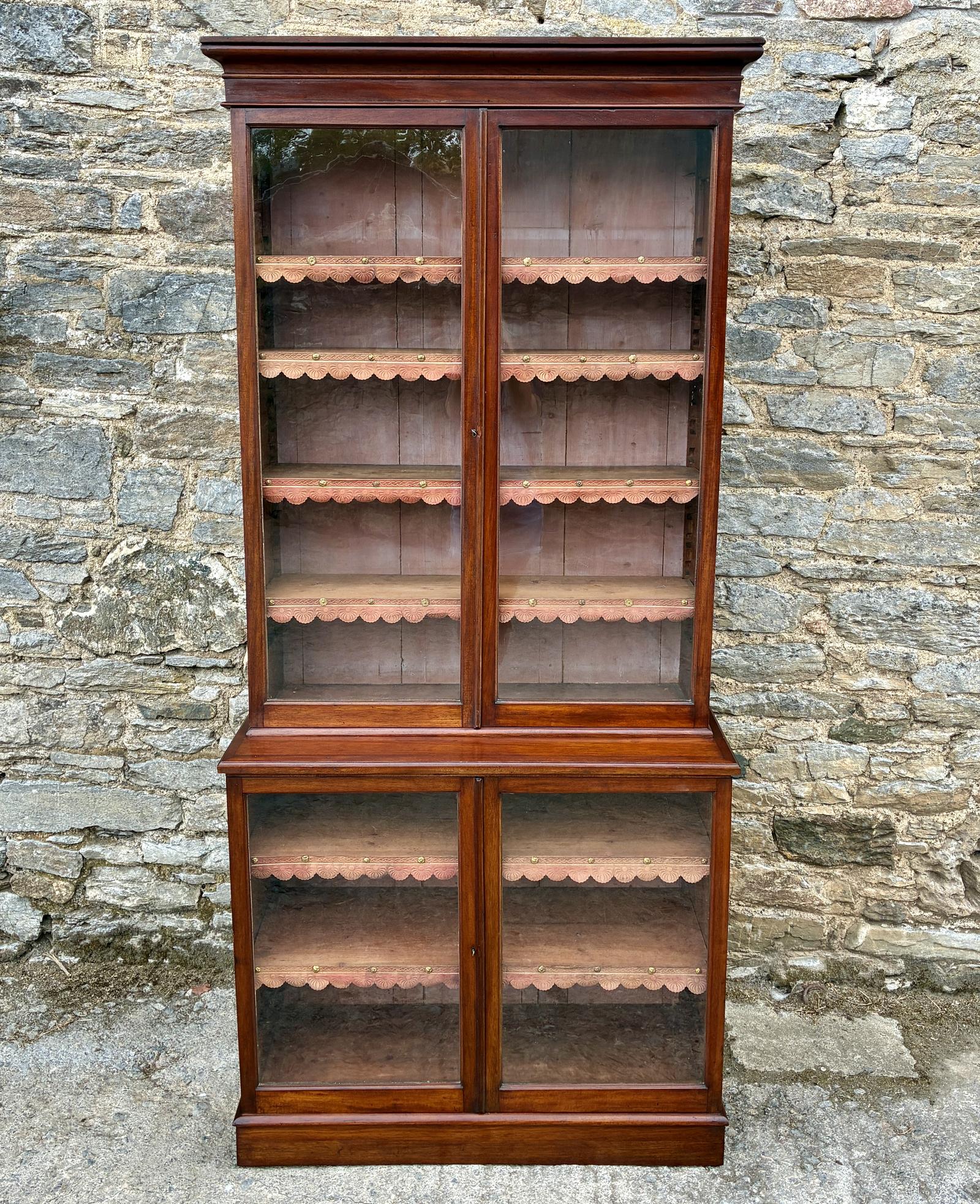 Large Victorian Mahogany Glazed Cabinet (1 of 15) Large Victorian Mahogany Glazed Cabinet (1 of 15)