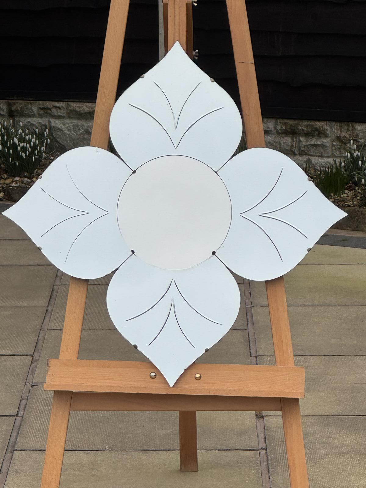 Beautiful Deco Petal Mirror (1 of 4)