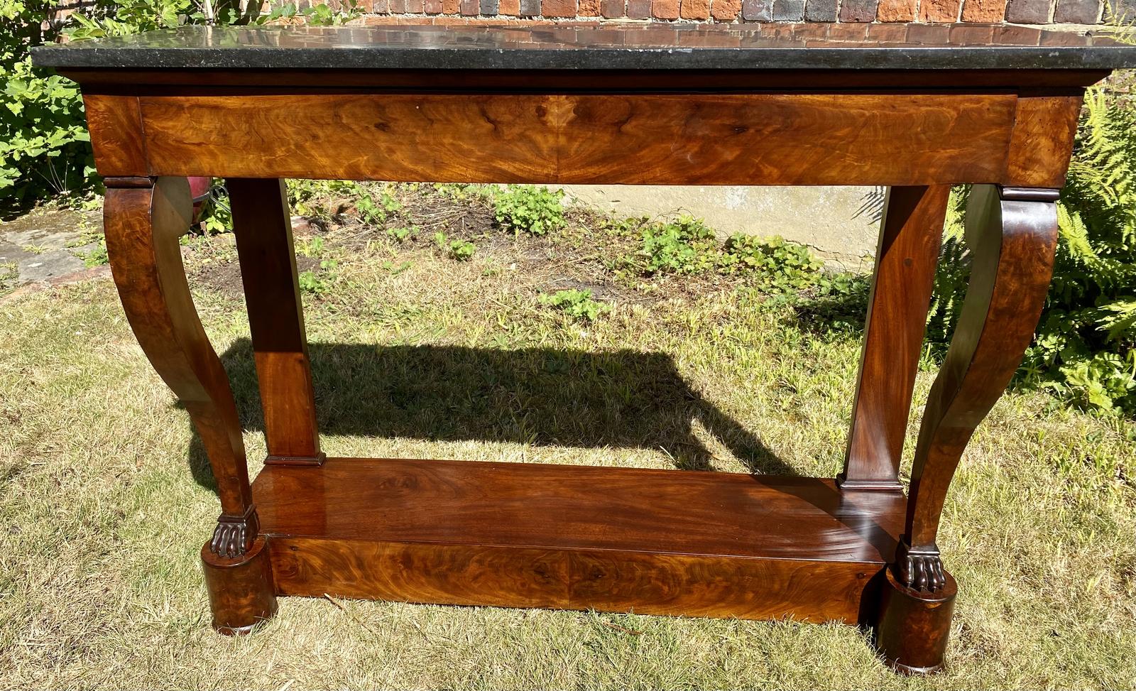 Flame Mahogany Console Table (1 of 5) Flame Mahogany Console Table (1 of 5)