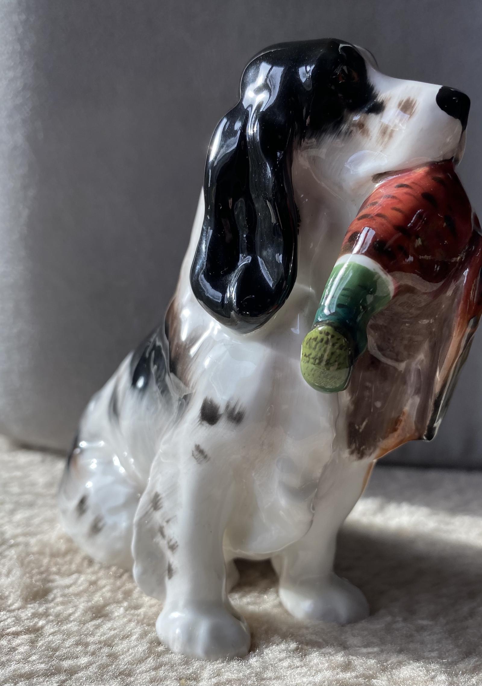Royal Doulton Spaniel & Pheasant 1940s (1 of 4)