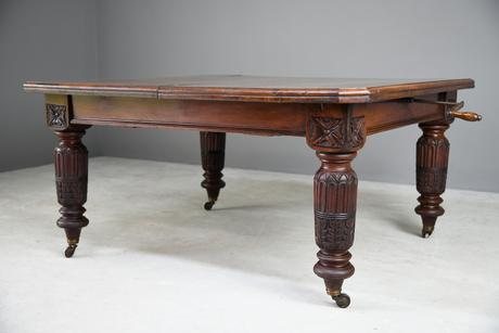 19th Century Walnut Extending Dining Table (1 of 12) 19th Century Walnut Extending Dining Table (1 of 12)