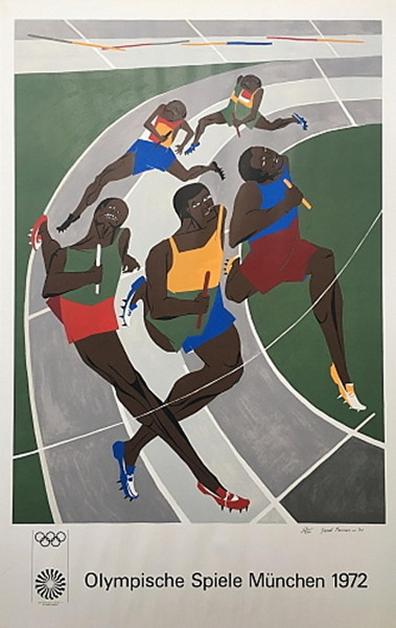 Olympic Games Munich 1972 Limited Edition Signed Jacob Lawrence (1 of 5)