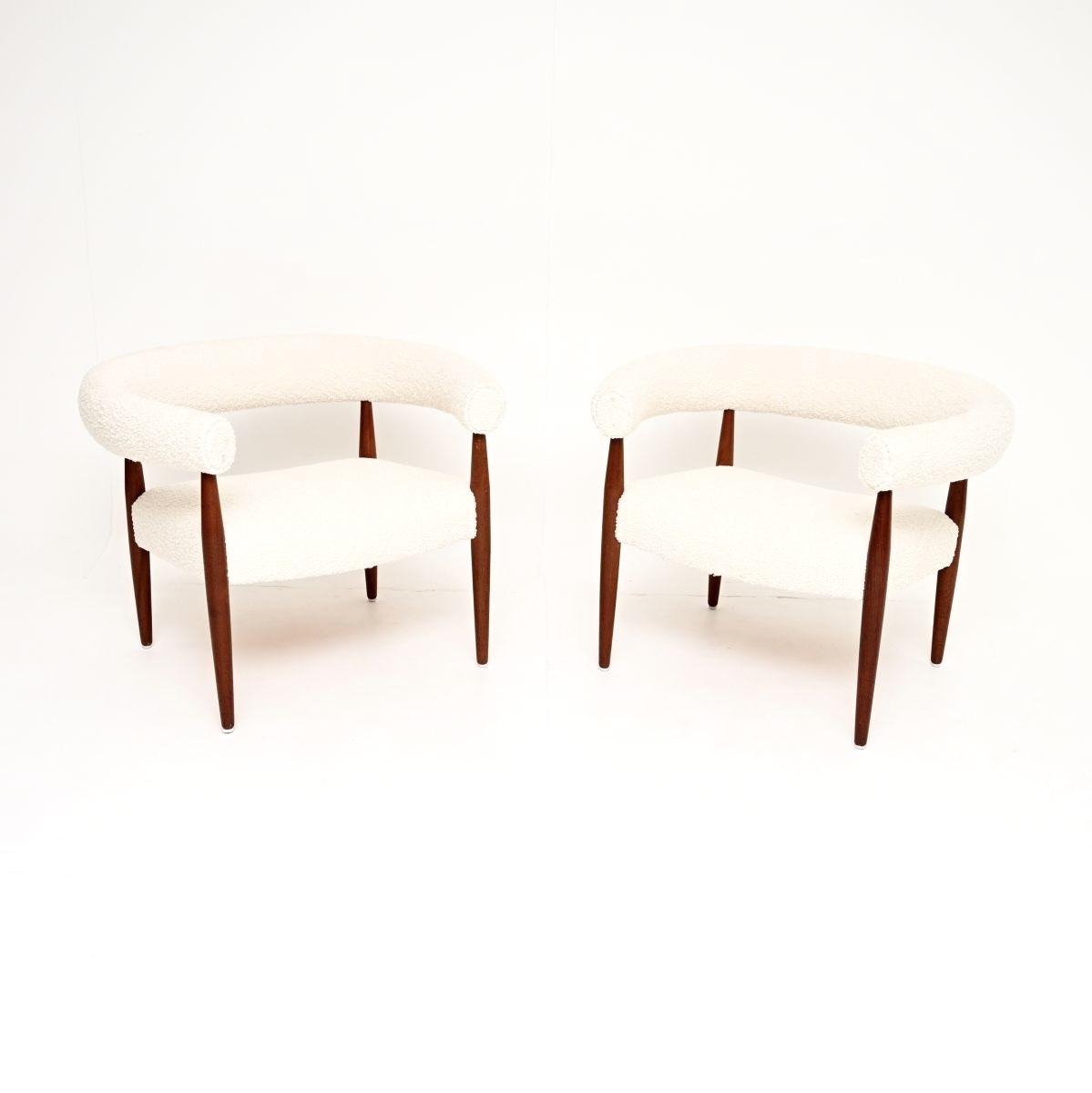 Pair of Vintage Danish Ring Chairs by Nanna Ditzel for Kolds Savvaerk (1 of 10) Pair of Vintage Danish Ring Chairs by Nanna Ditzel for Kolds Savvaerk (1 of 10)