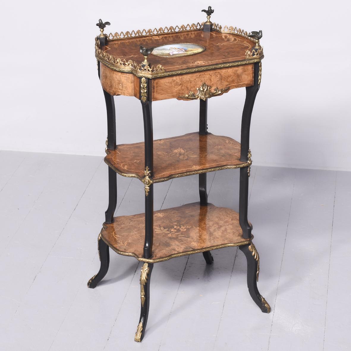 Louis XV Style Three Tier Étagère (1 of 12)