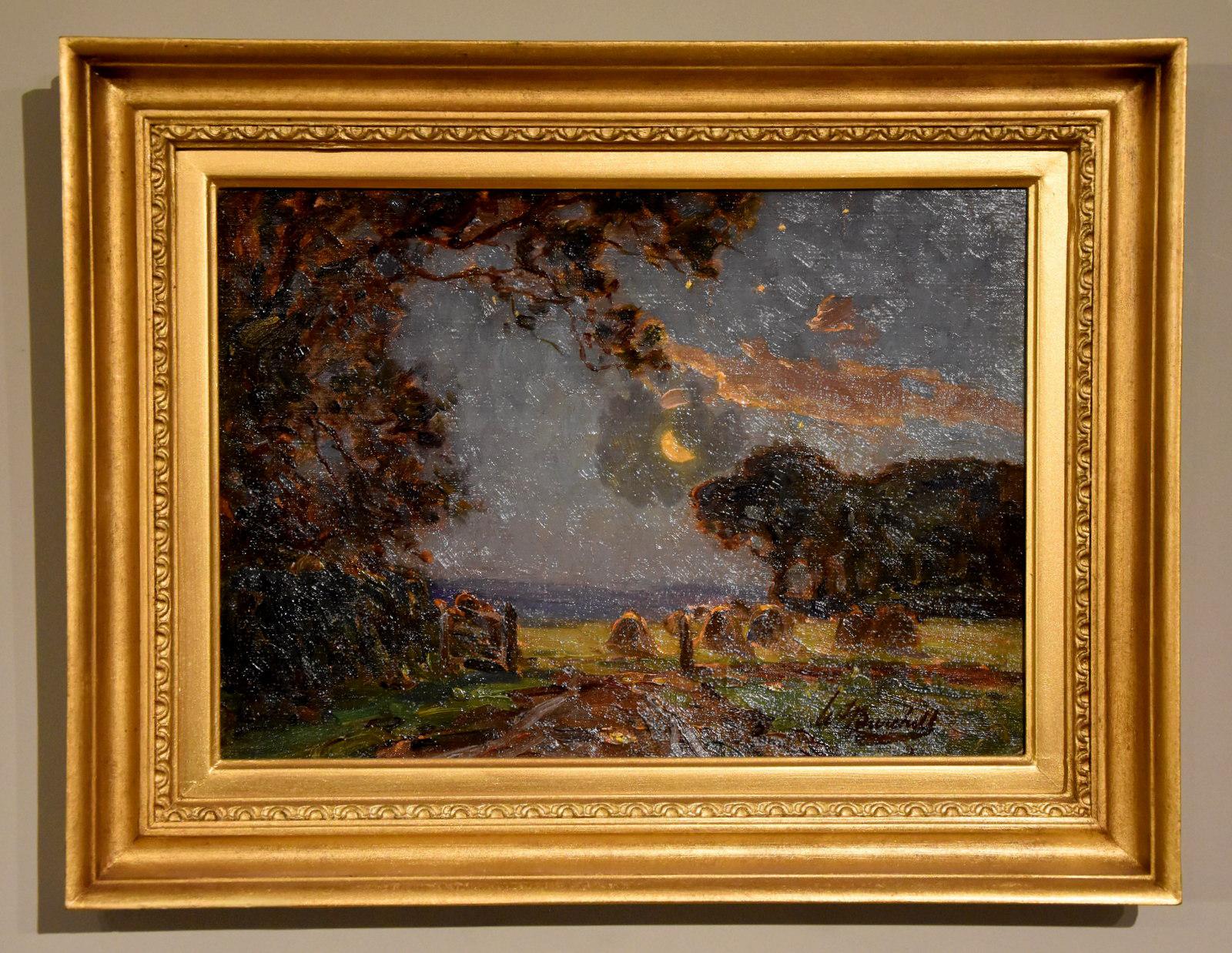 Oil Painting by William F. Burchell “Evening in the Fields” (1 of 4) Oil Painting by William F. Burchell “Evening in the Fields” (1 of 4)