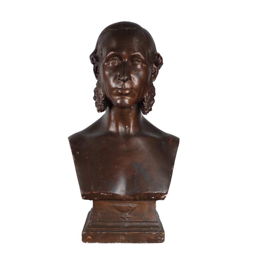 Faux Bronze Plaster Classical Bust FON2266 / LA86756