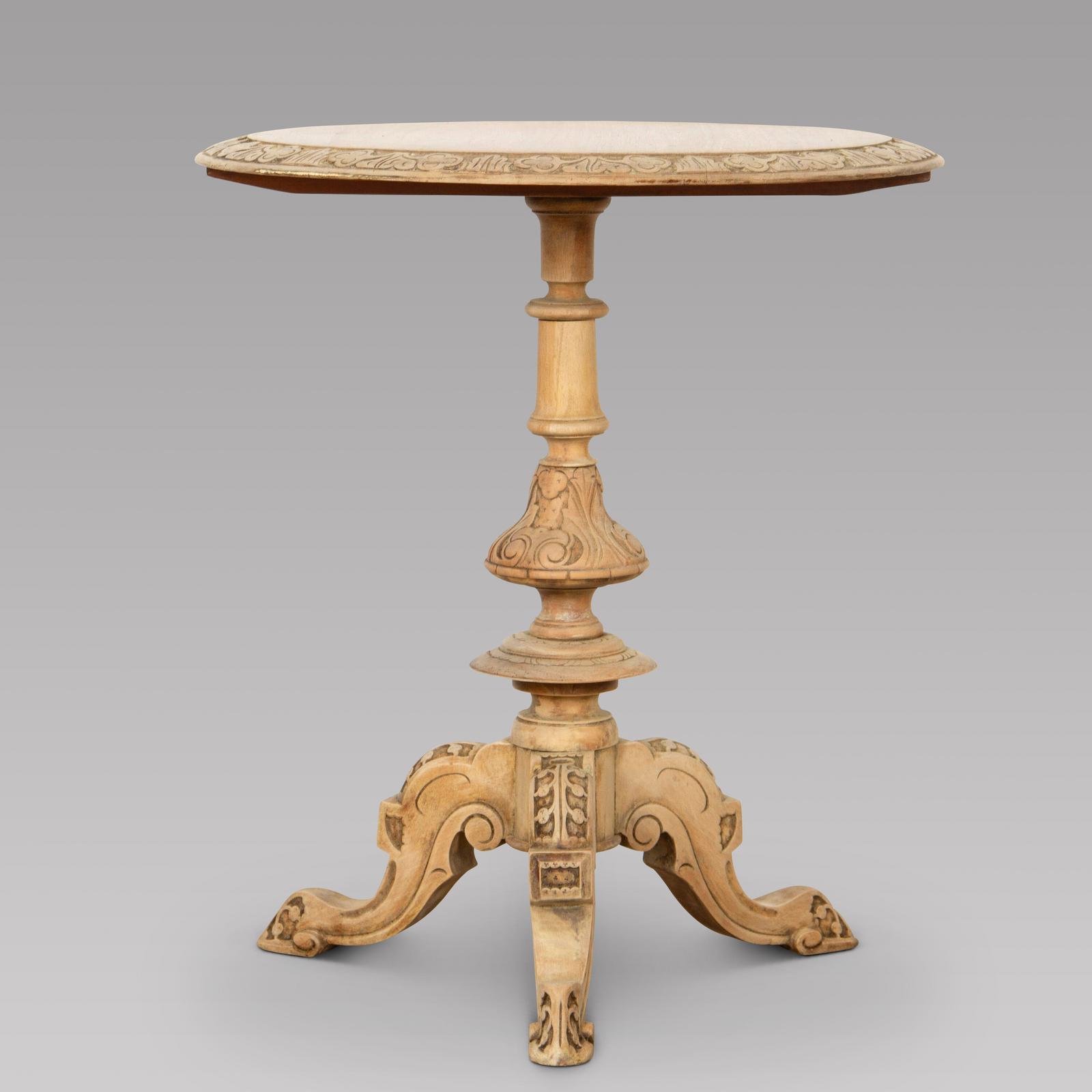 19th Century Bleached Walnut Side Table (1 of 3) 19th Century Bleached Walnut Side Table (1 of 3)