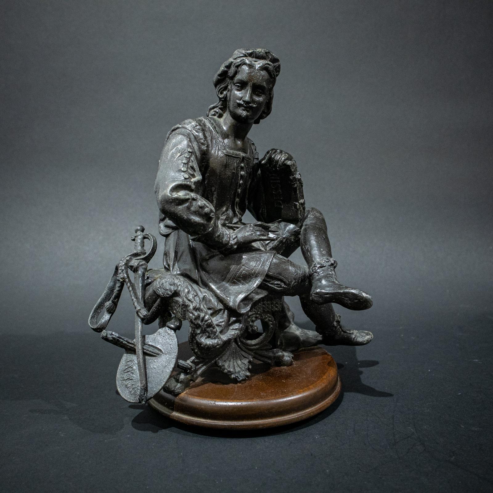 Spelter Figure of an Artist (1 of 9)