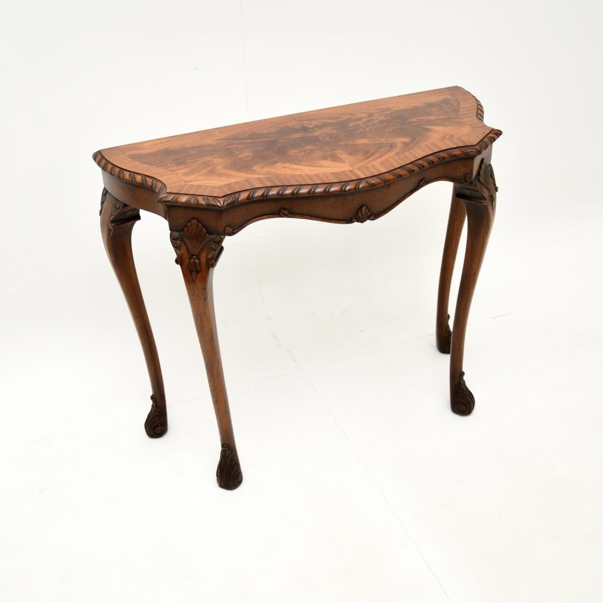 Mahogany Console Side Table (1 of 8) Mahogany Console Side Table (1 of 8)