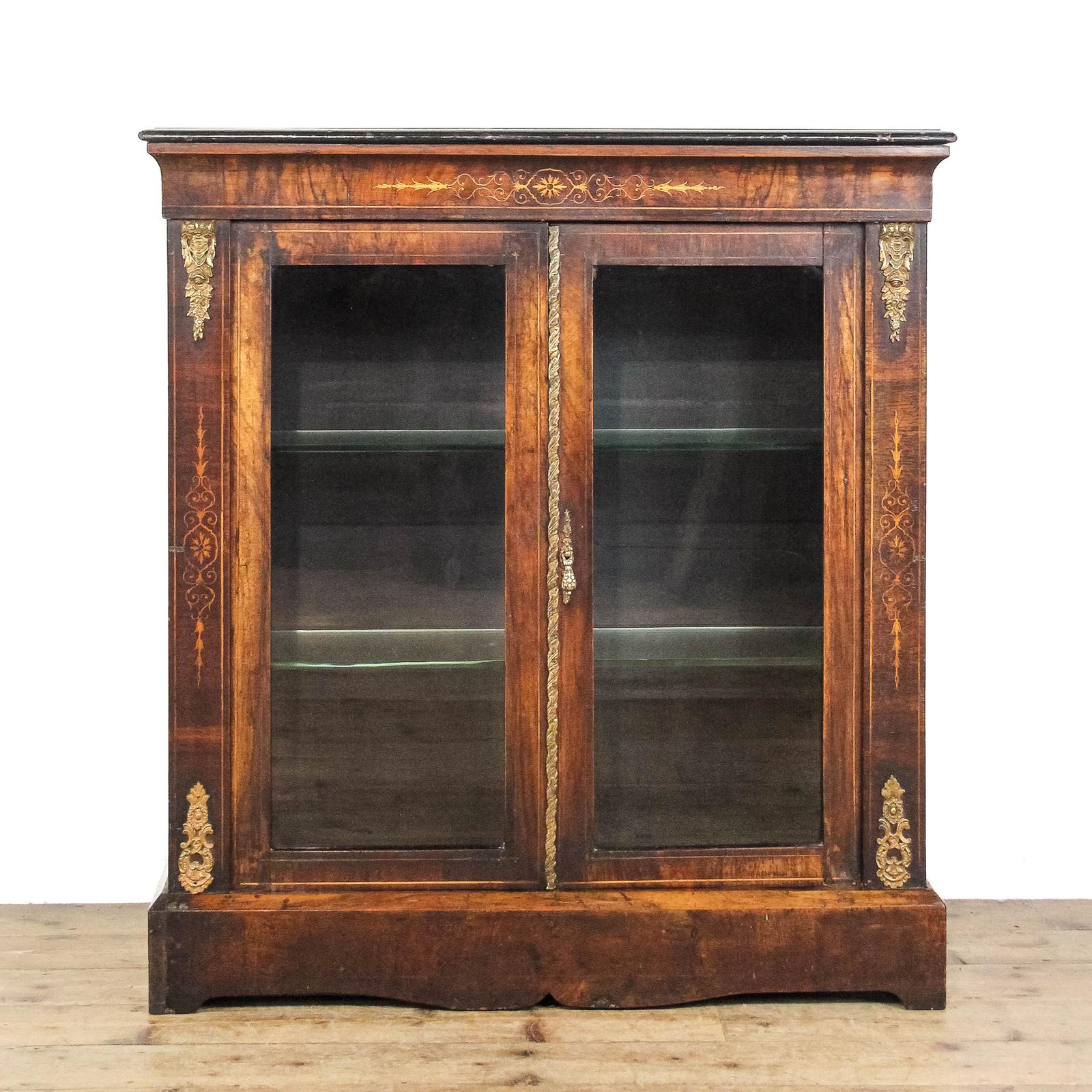 Antique Victorian Walnut & Marquetry Pier Cabinet (1 of 10) Antique Victorian Walnut & Marquetry Pier Cabinet (1 of 10)