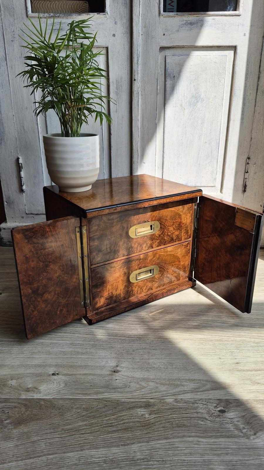 Antique Humidor Ciggar Cabinet, Antique Chest of Drawers (1 of 26)