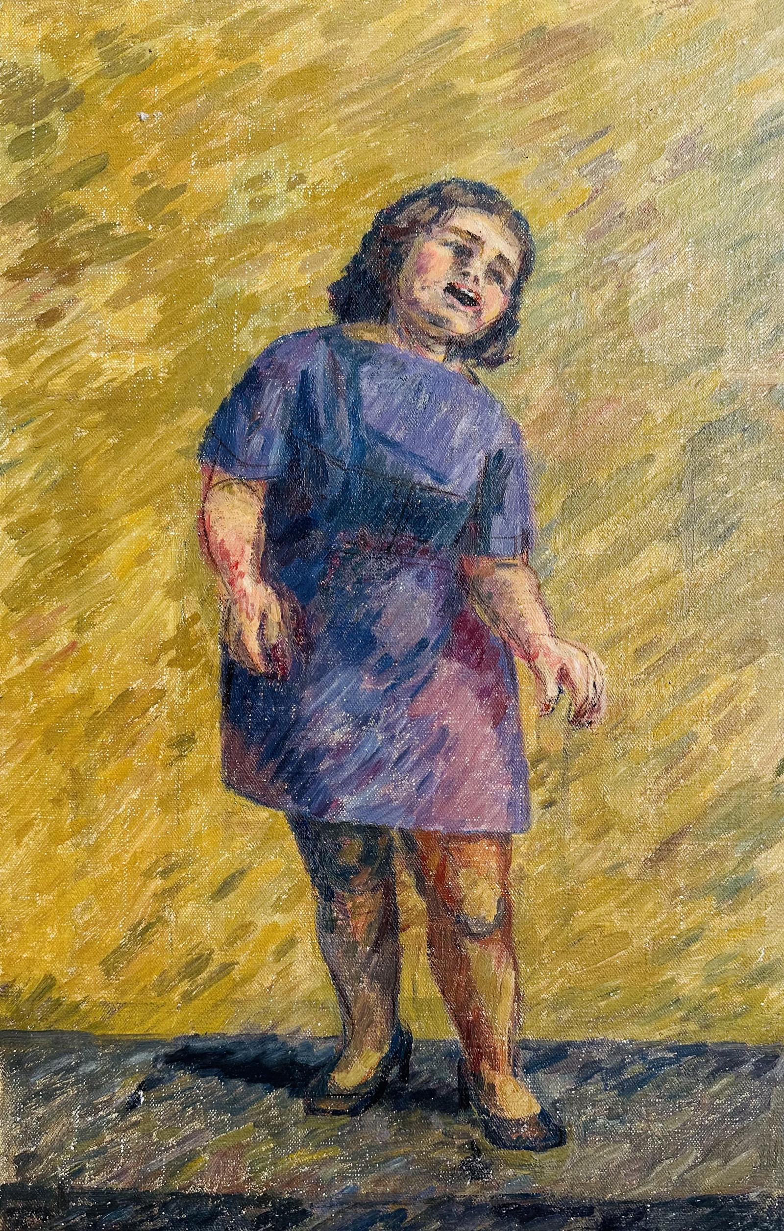 Original Oil on Canvas 'Valerie B' by Ann Spalding (1911-2013) Signed c.1960 (1 of 1)