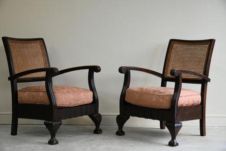 Pair of Vintage Bergere Chairs (1 of 11) Pair of Vintage Bergere Chairs (1 of 11)