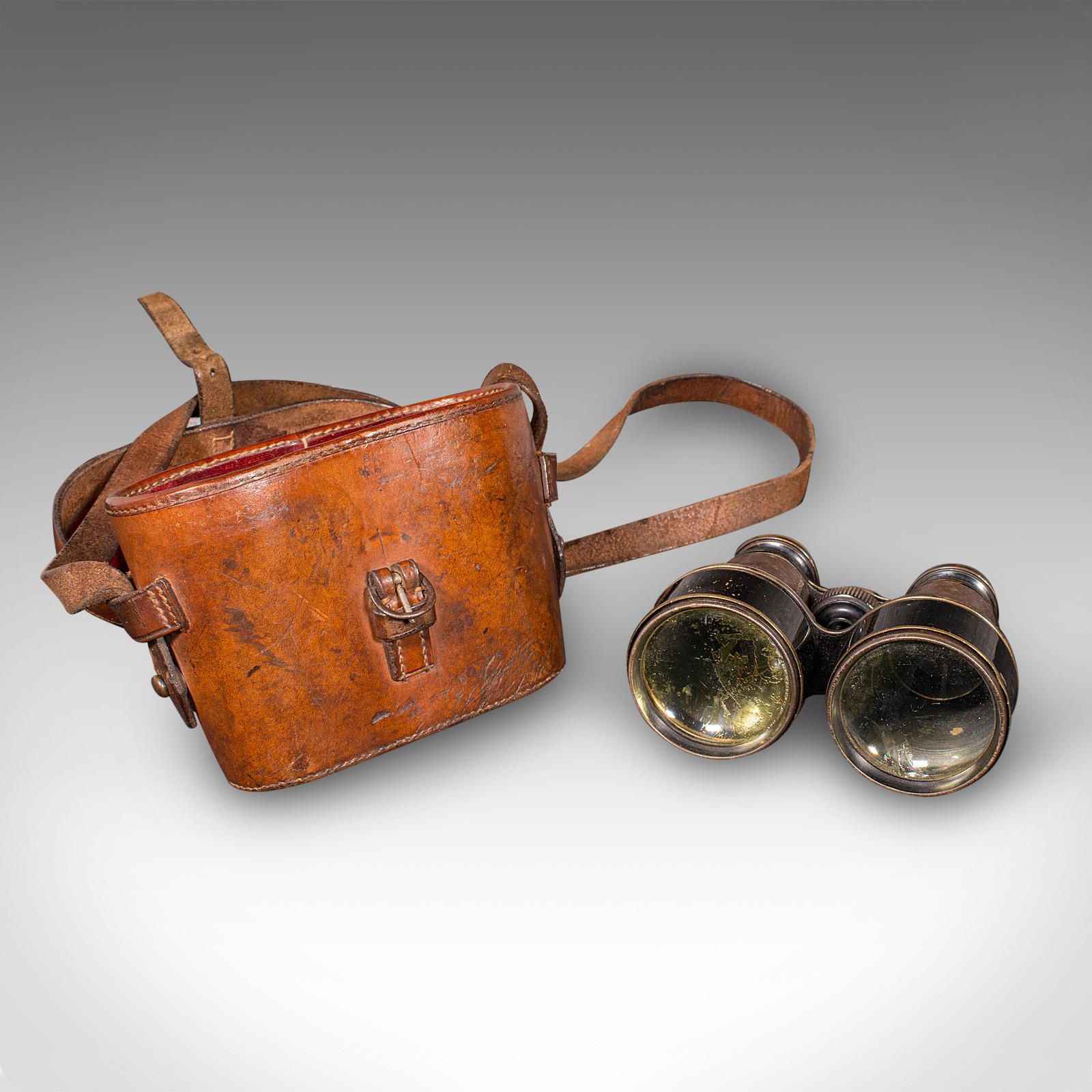 Pair of Antique Opera Glasses, English, Leather, Brass, Binoculars, Ross London (1 of 12) Pair of Antique Opera Glasses, English, Leather, Brass, Binoculars, Ross London (1 of 12)